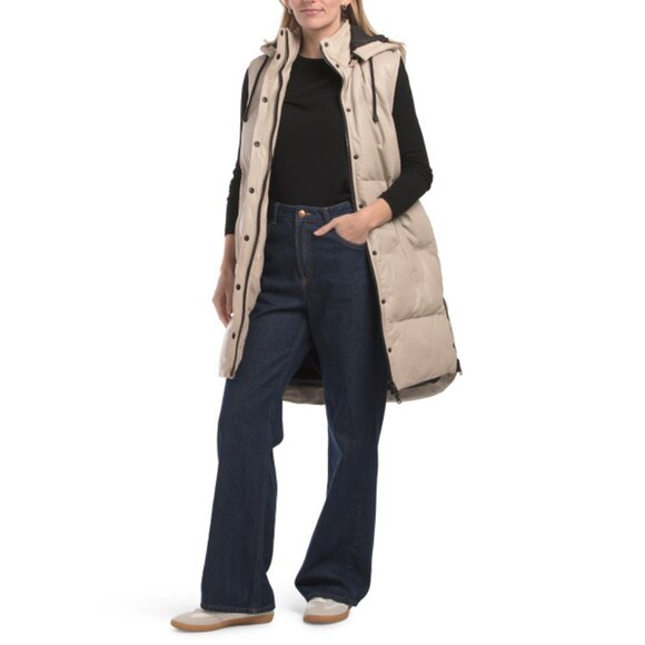 BOD & CHRISTENSEN Salt Leather Quilted Puffer Jacket - Picture 1 of 2